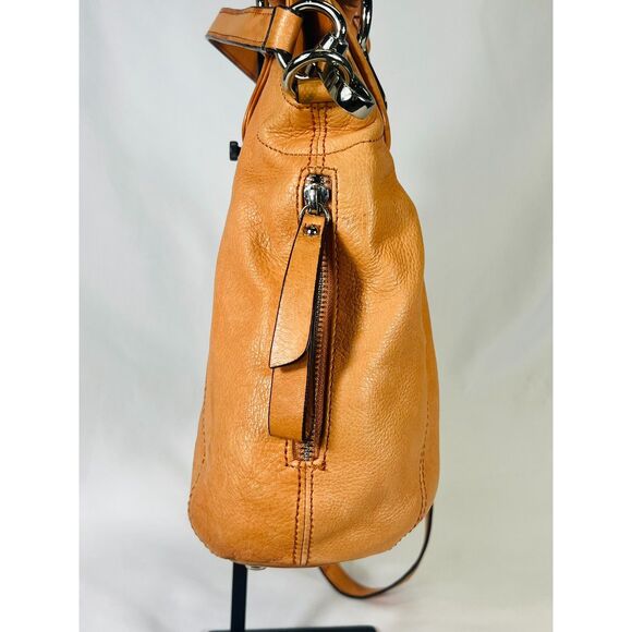 B. Makowsky Kayla Peach Leather Shoulder Bag Orig $318 - Picture 6 of 13